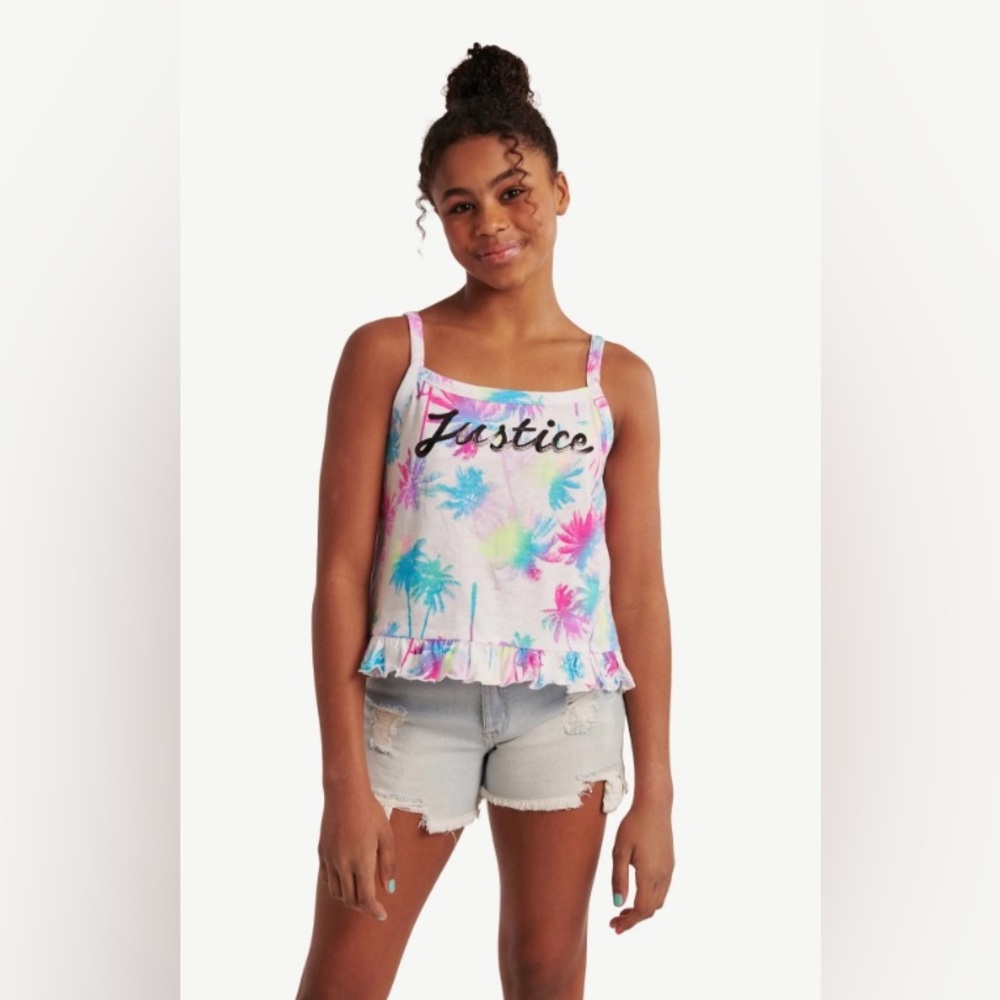 Justice Ruffled Camisole Tank Top